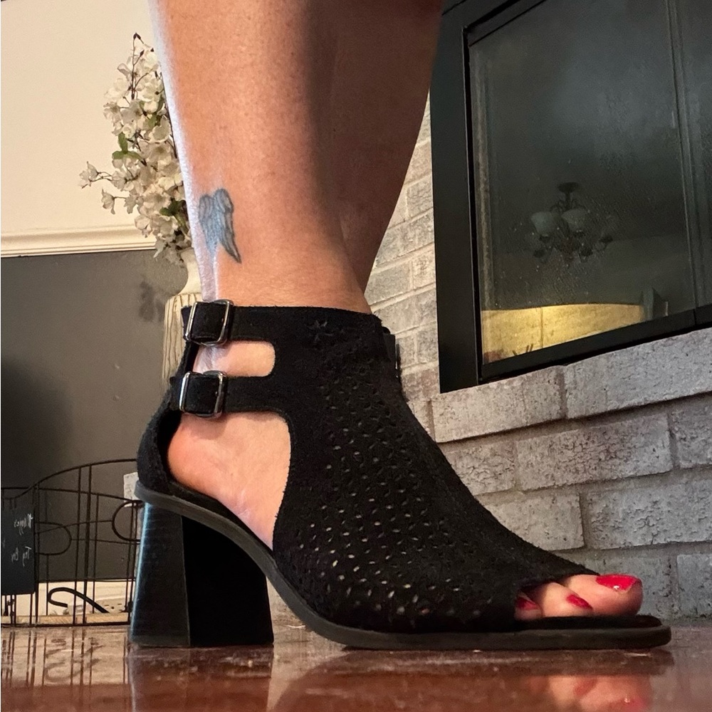 Alex Marie Elegant Black Women's Heeled Sandals
